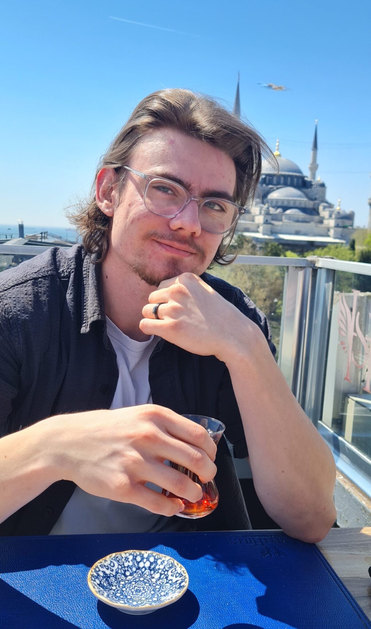 Drinking Tea in Istanbul
