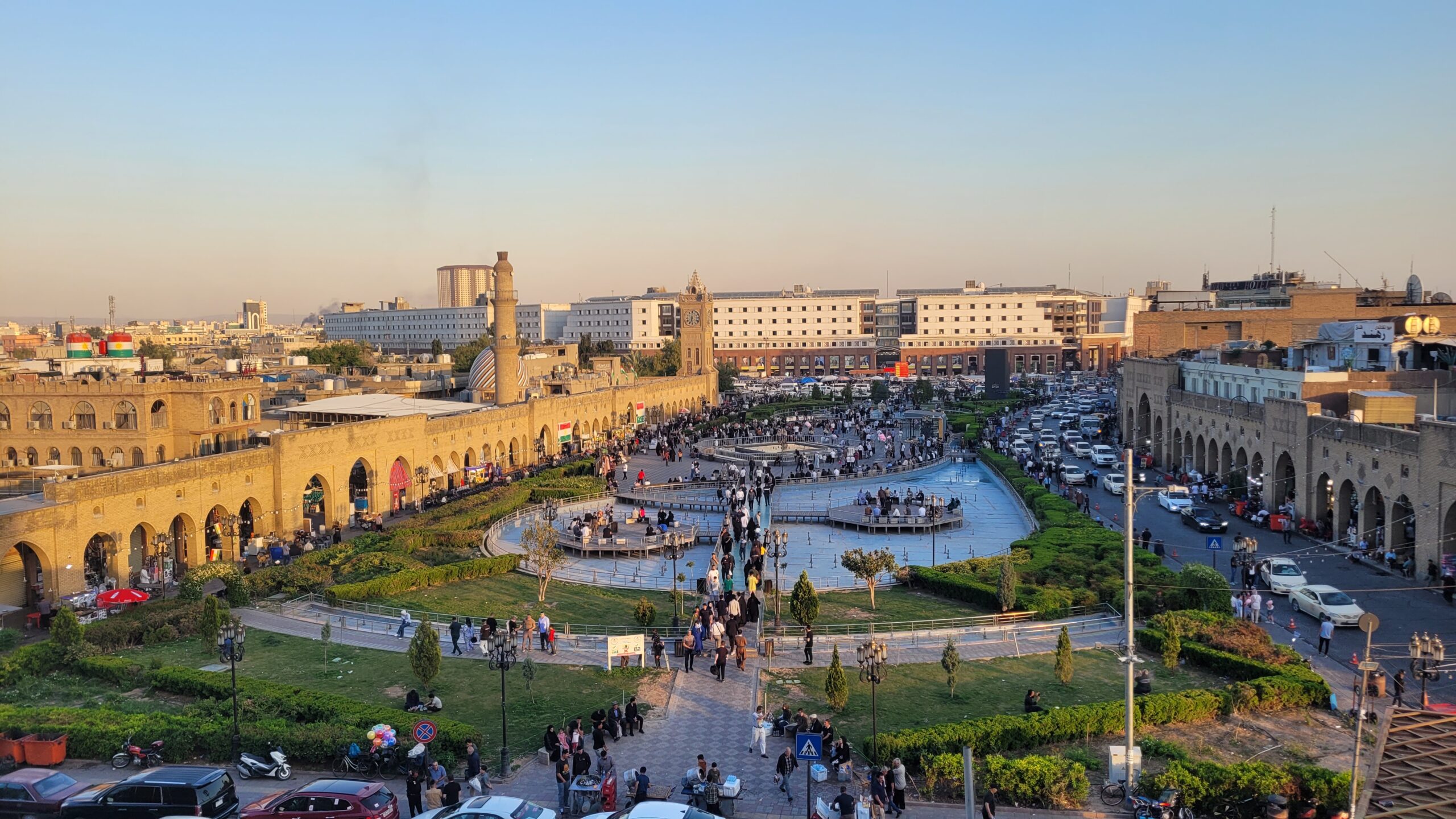 Erbil at Sunset - How to visit Erbil