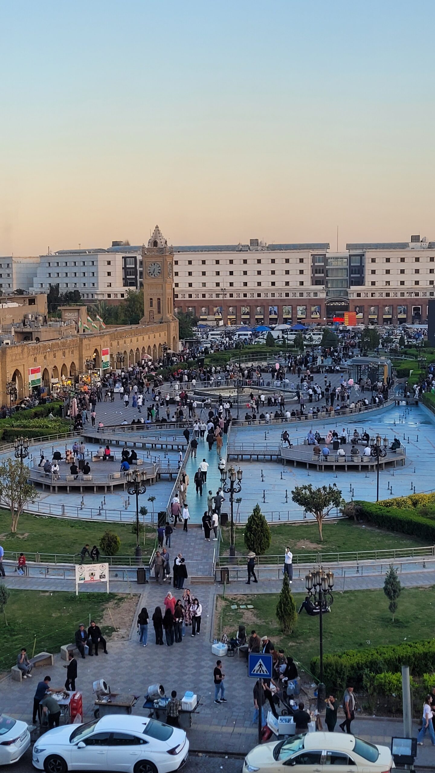 Erbil during Sunset
