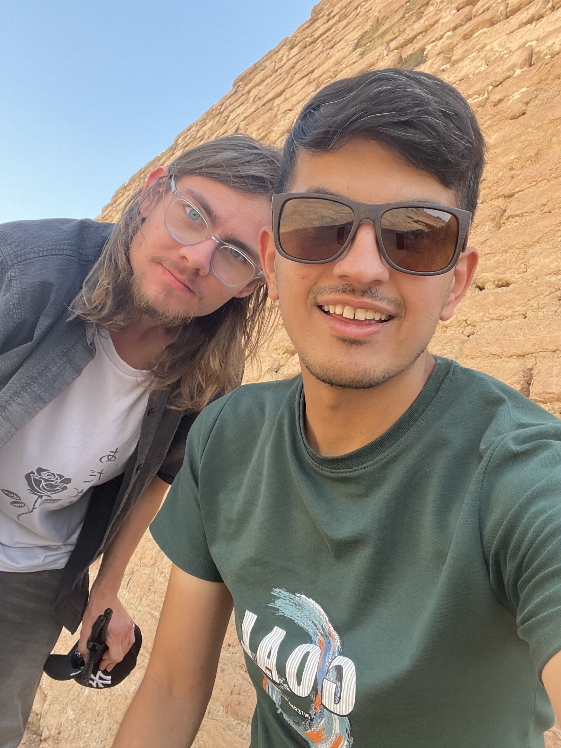 My Guide Moomen and me in Hatra