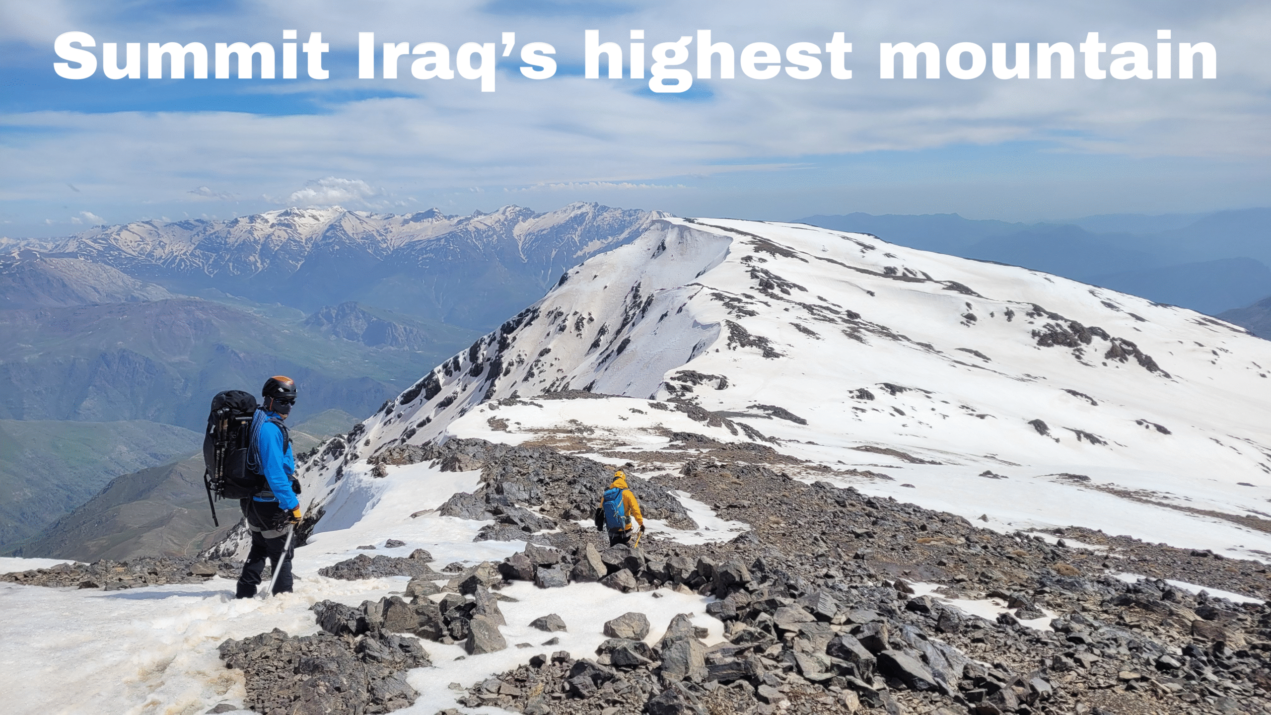 Summiting Iraq's highest mountain
