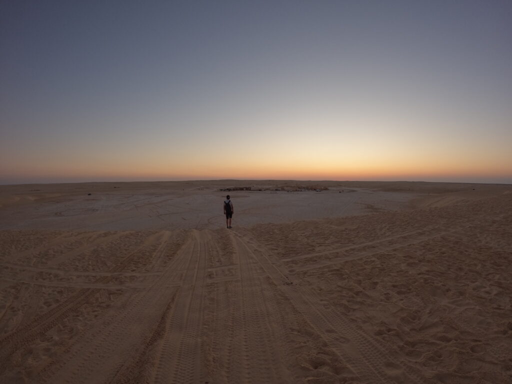 The desert around the Star Wars Set