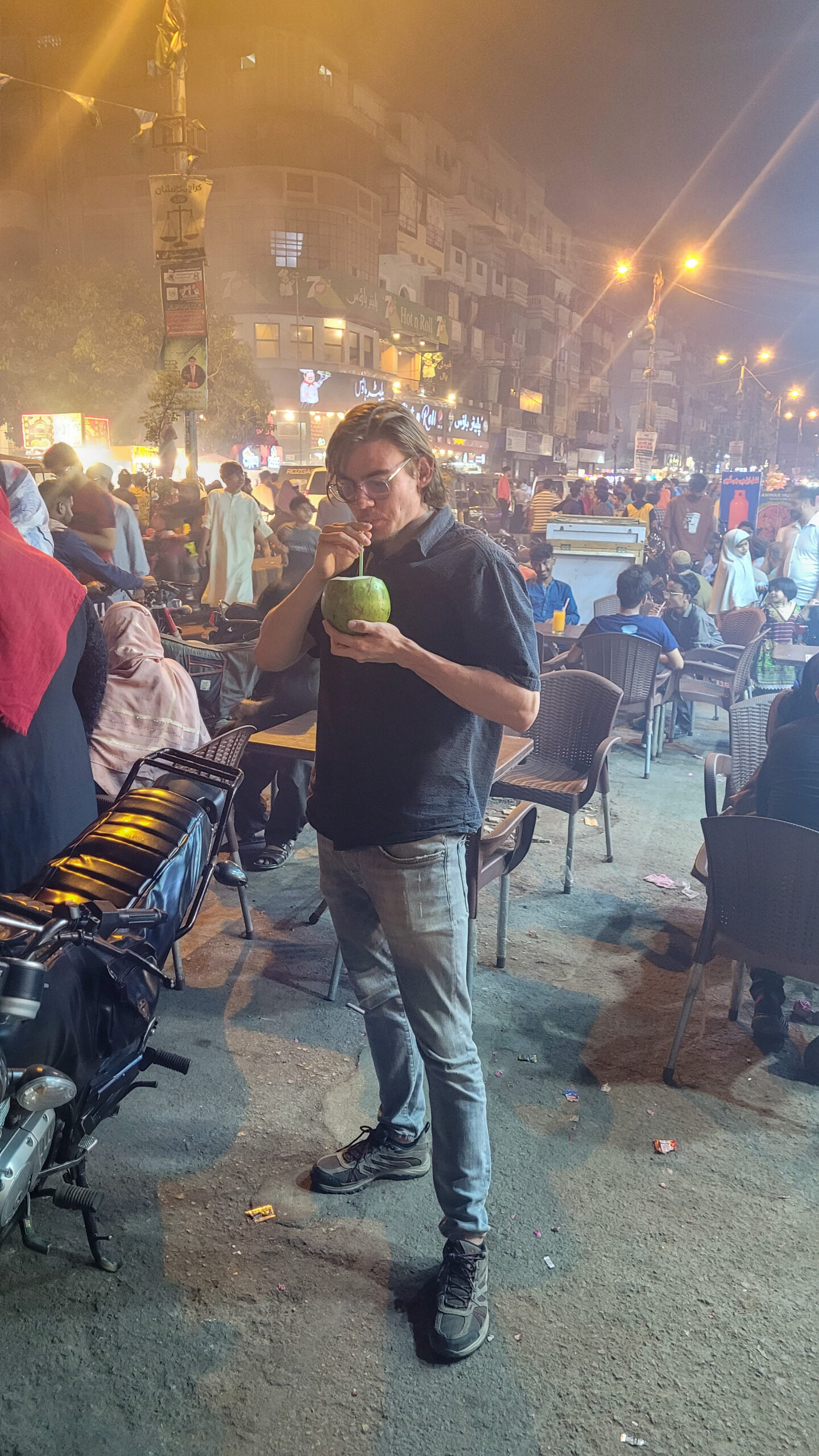Burns Road, Drinking Coconut - What to do in Karachi, Pakistan